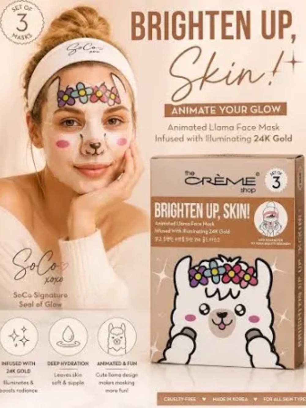Crème Shop Brighten Up,Skin!